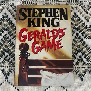 Gerald’s Game by Stephen King, 1992 First Edition Hardcover